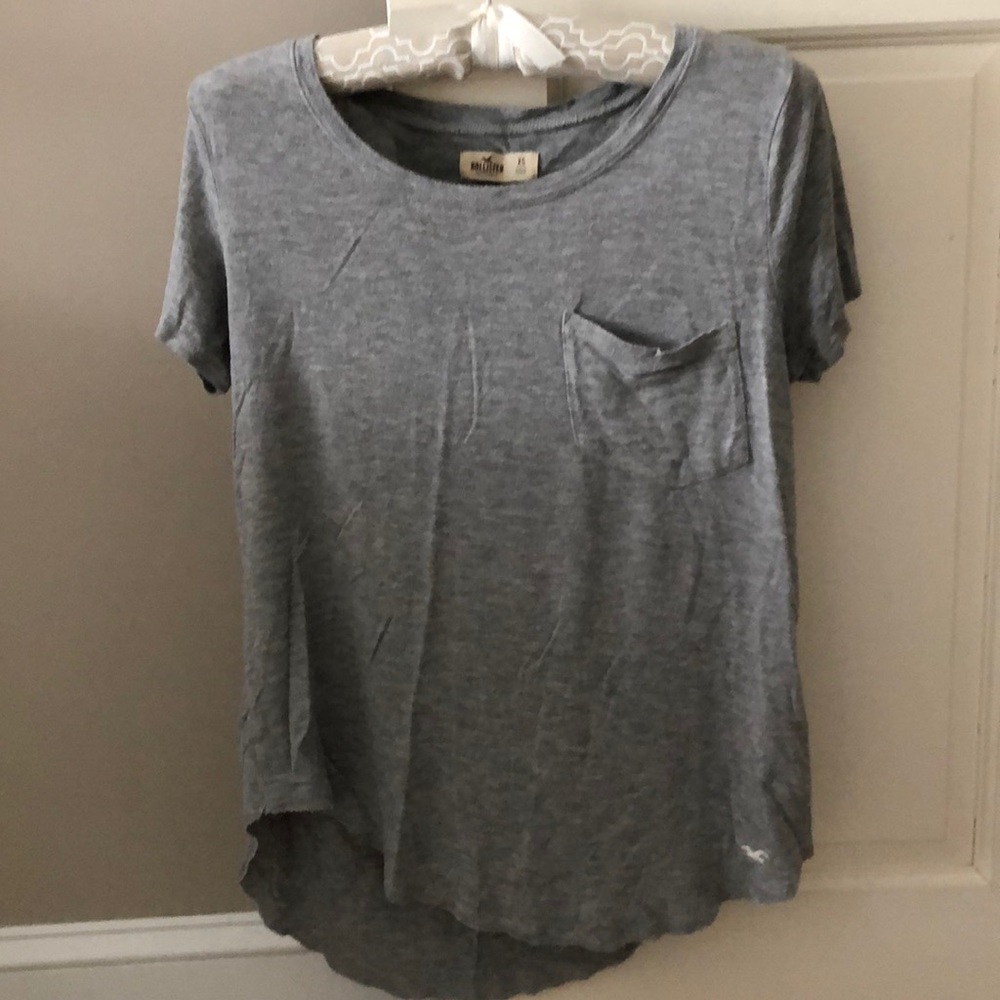Grey holister t shirt